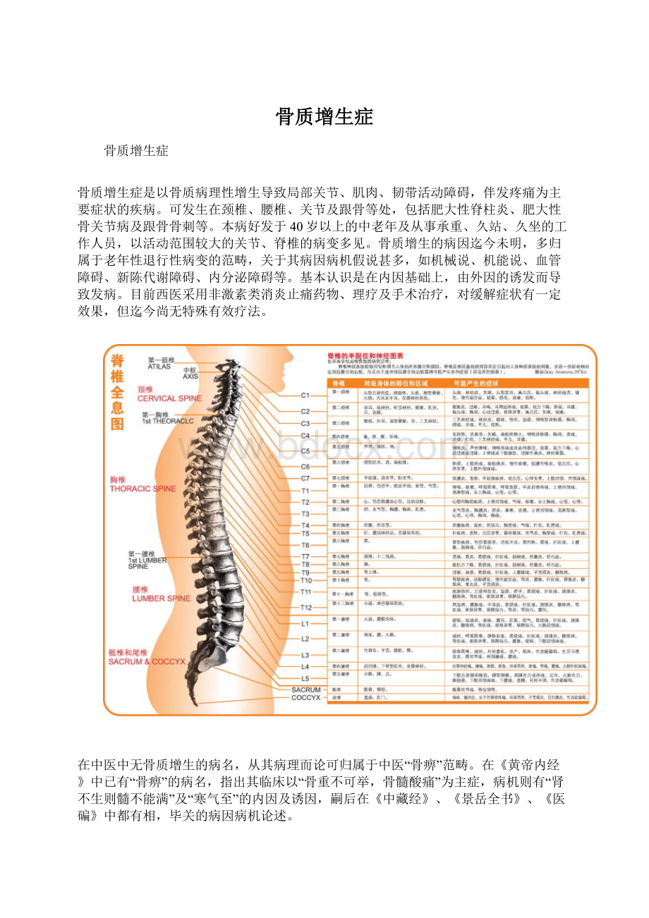 骨质增生症.docx