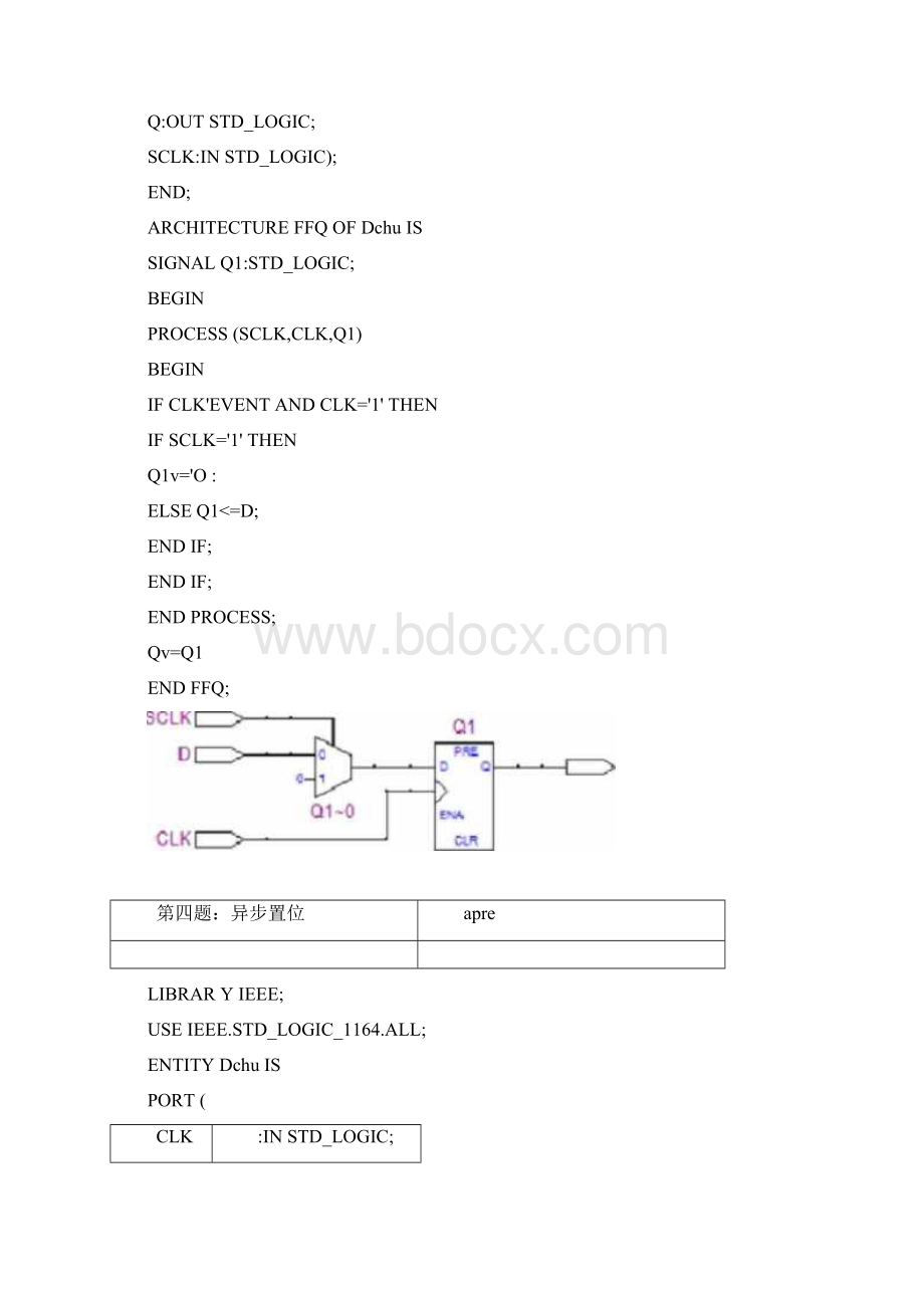 VHDL各种D触发器程序.docx_第3页