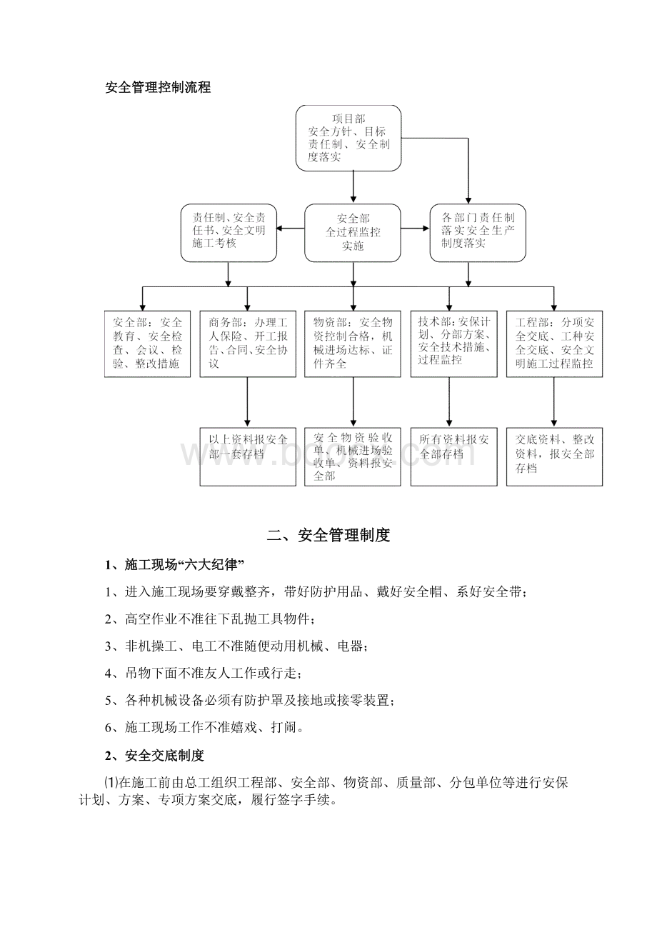 建筑工程项目部安全管理制度.docx_第2页