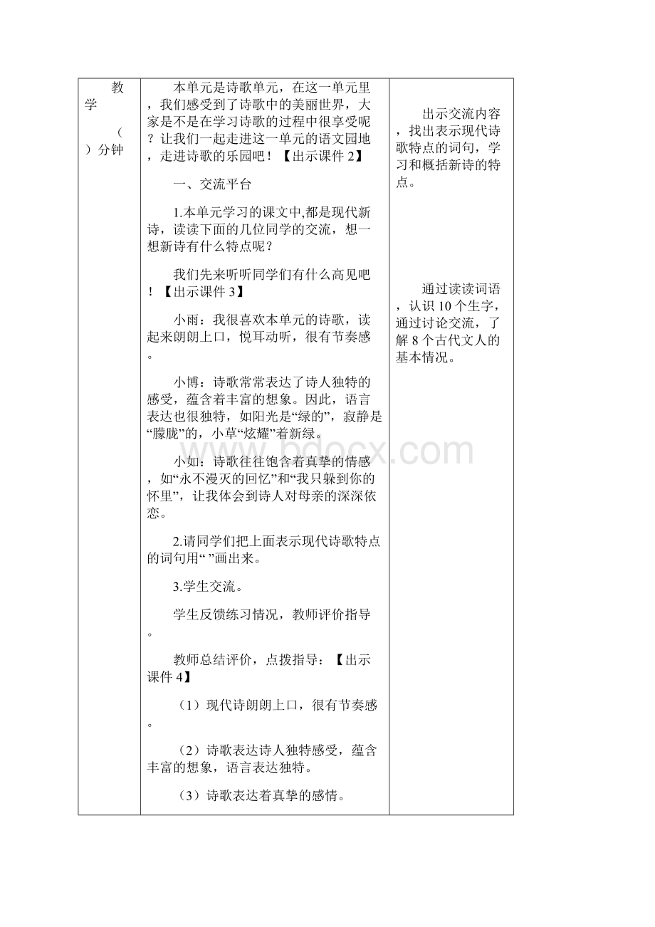 部编人教版四年级语文下册《语文园地三》优质教案.docx_第2页