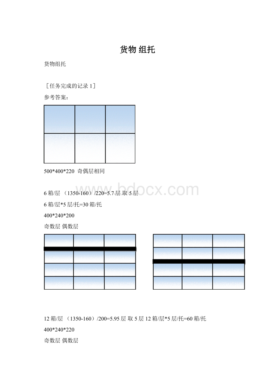 货物 组托Word格式.docx