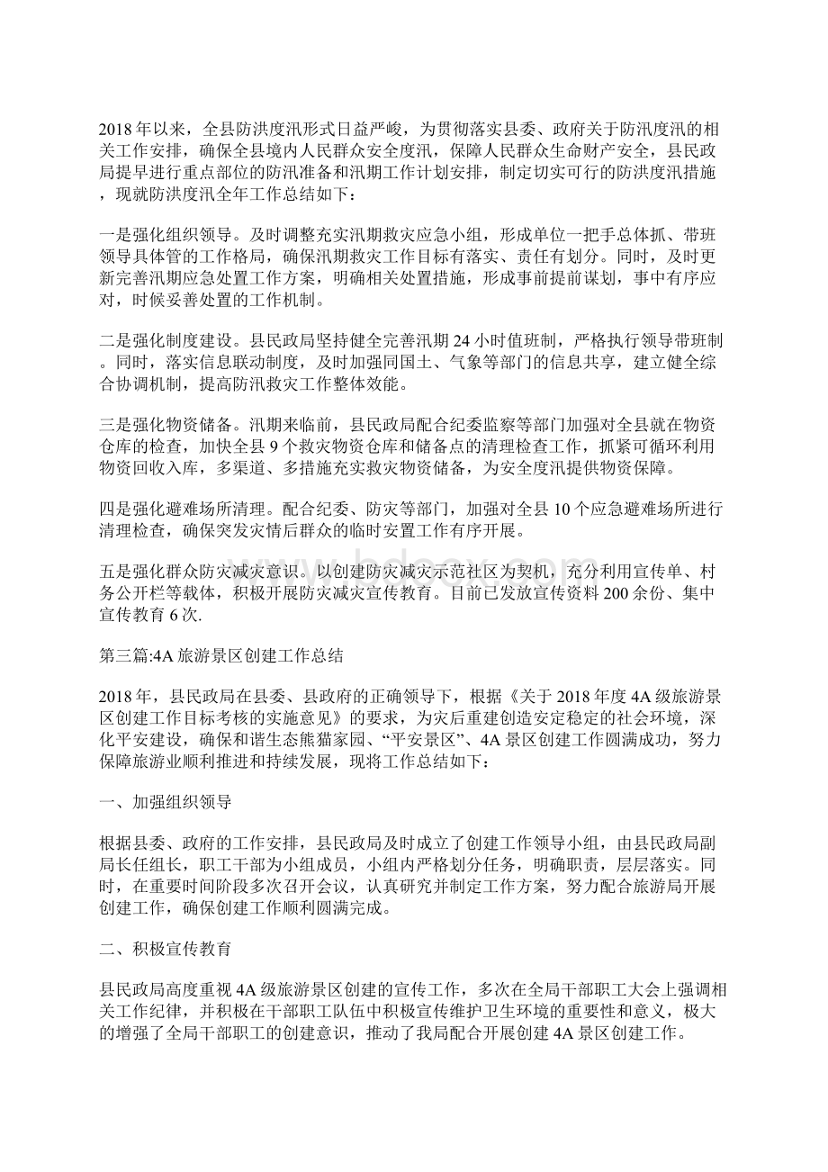 民政局终工作总结范文.docx_第2页