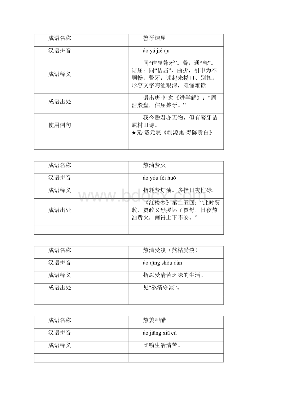 A开头的易错成语Word文档下载推荐.docx_第3页