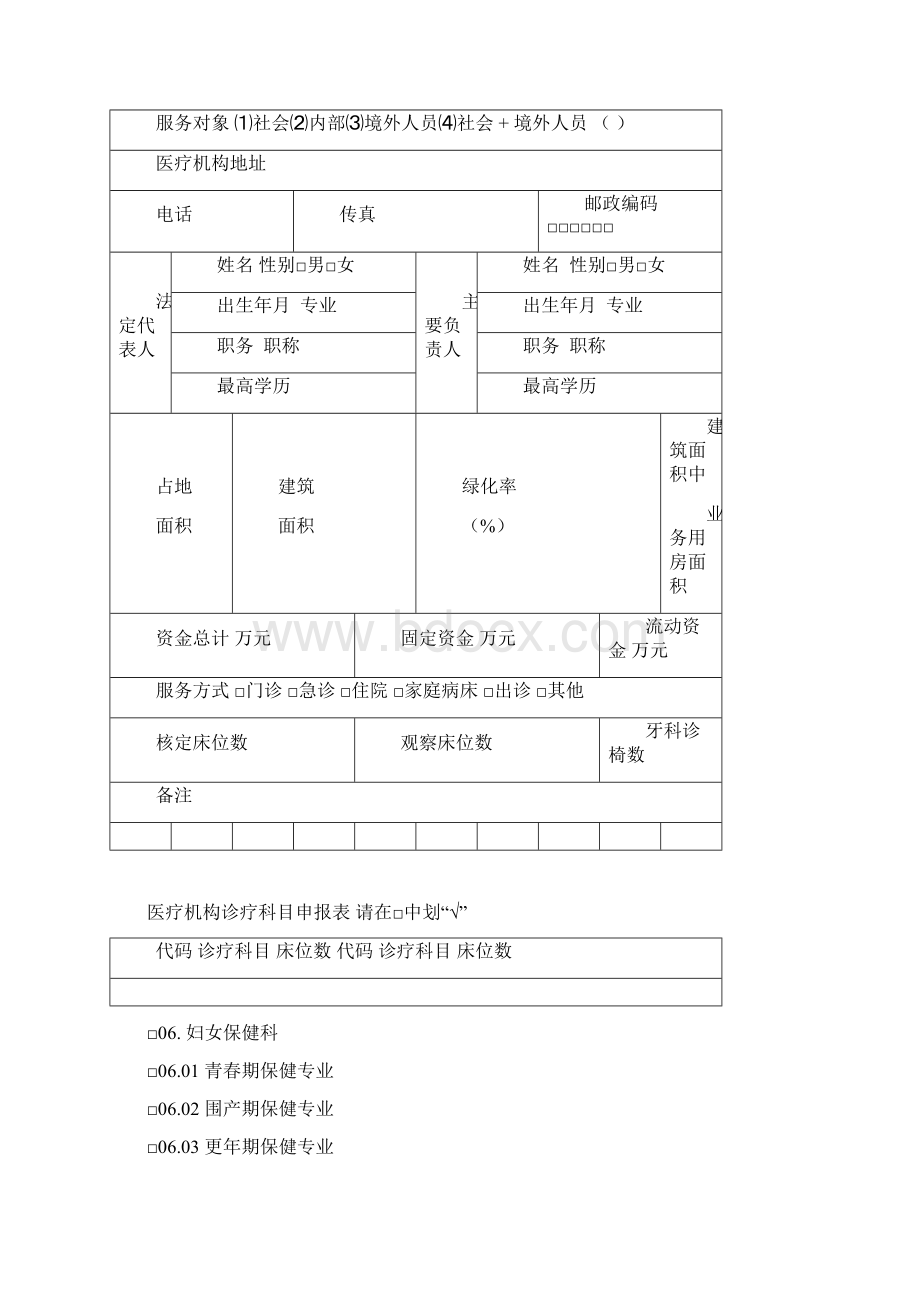 医疗机构申请执业登记注册书.docx_第2页