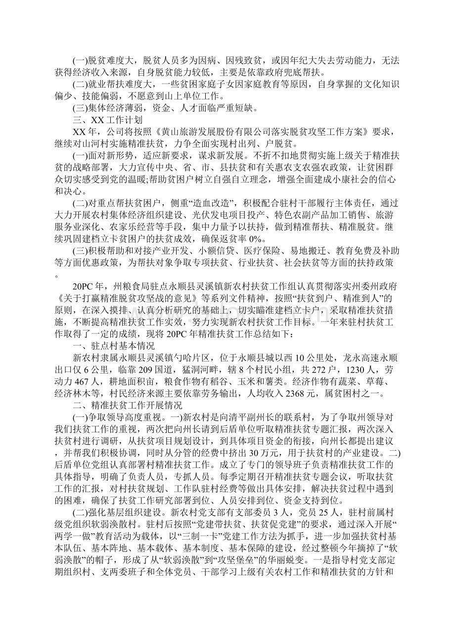 XX年精准脱贫工作总结1Word文件下载.docx_第2页