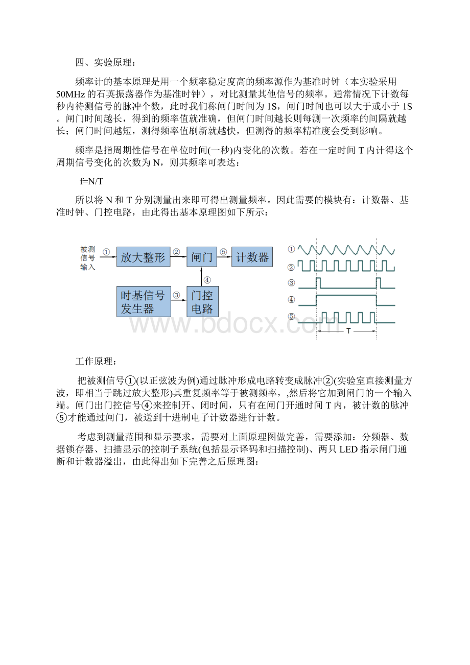 电子科技大学现代电子综合实验频率计实验报告.docx_第3页