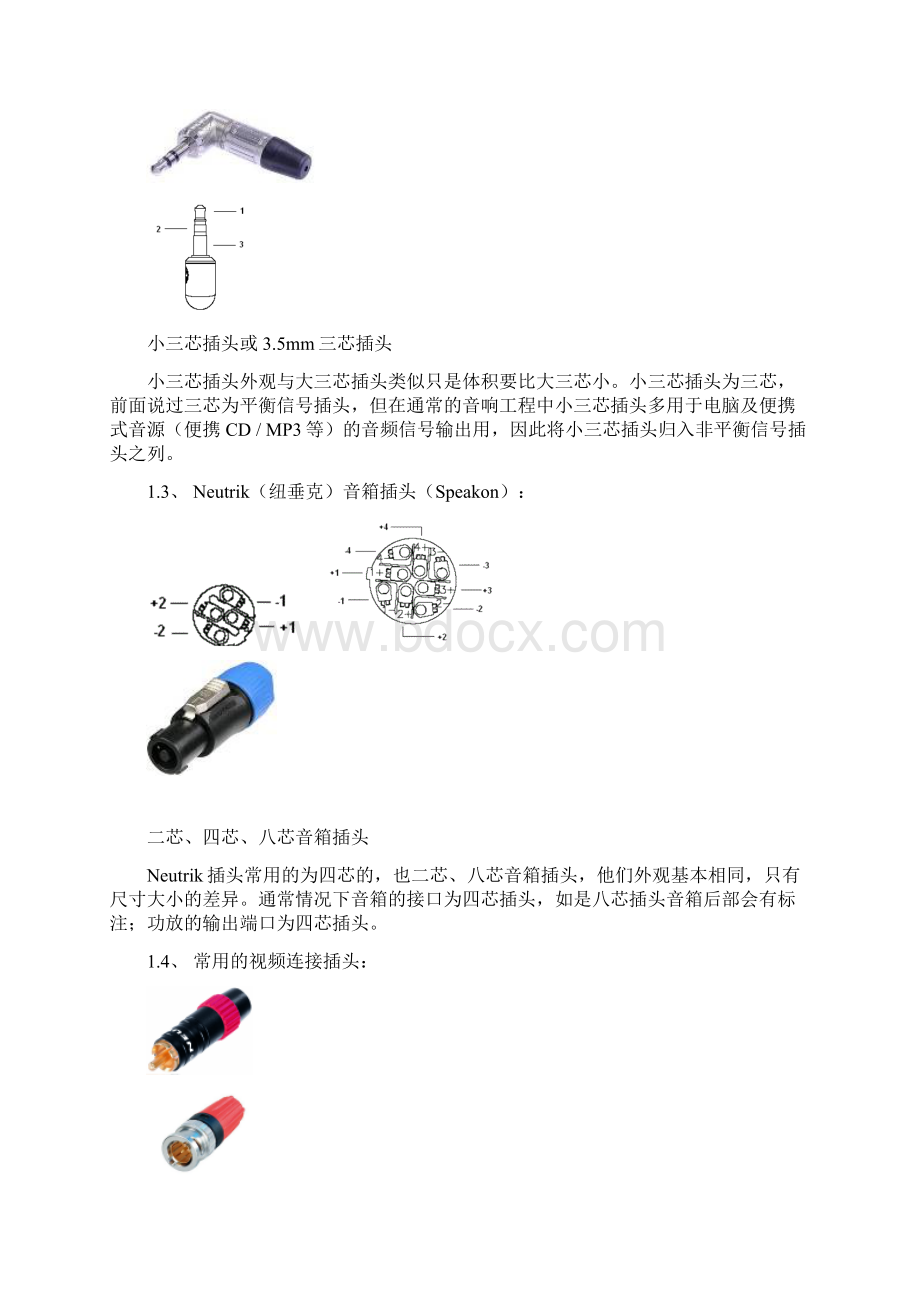 音响设备常用连接头与音视频线材的制作方法.docx_第3页