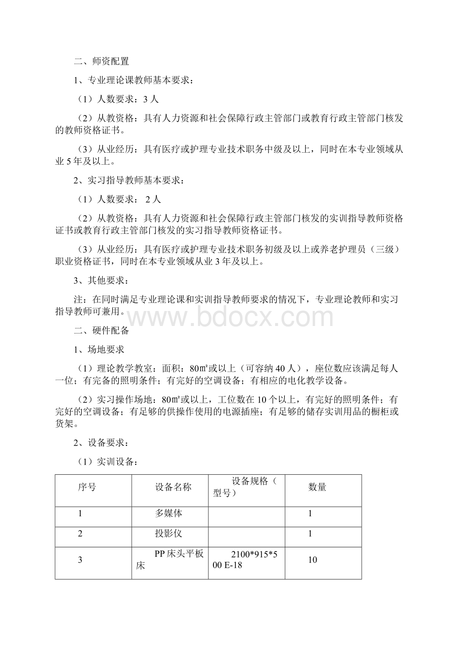 养老护理医疗照护培训项目技术文件文档格式.docx_第2页