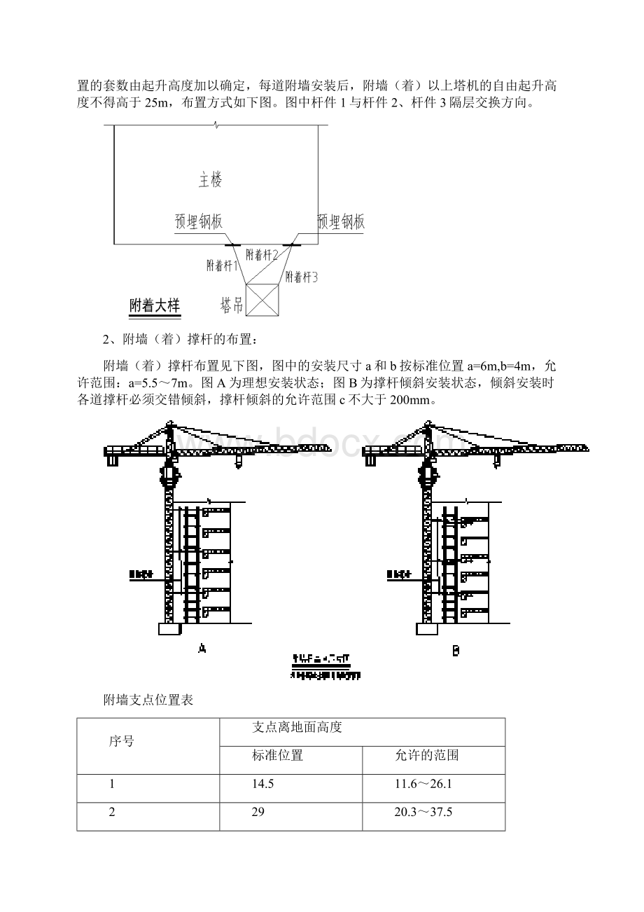 B11#塔吊附着卸料平台安装措施.docx_第2页