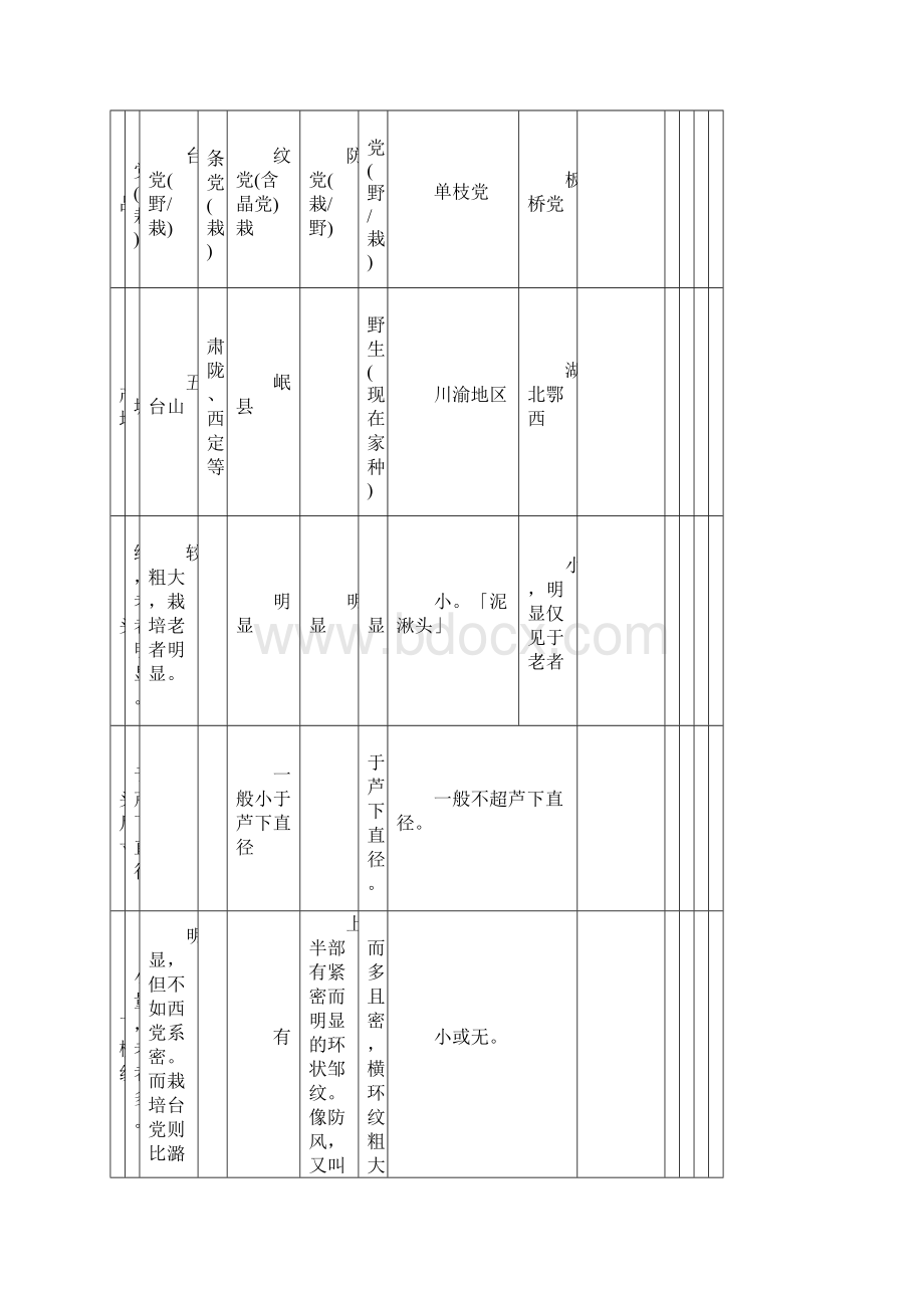 中药质量传统鉴别四 党参Word格式.docx_第3页