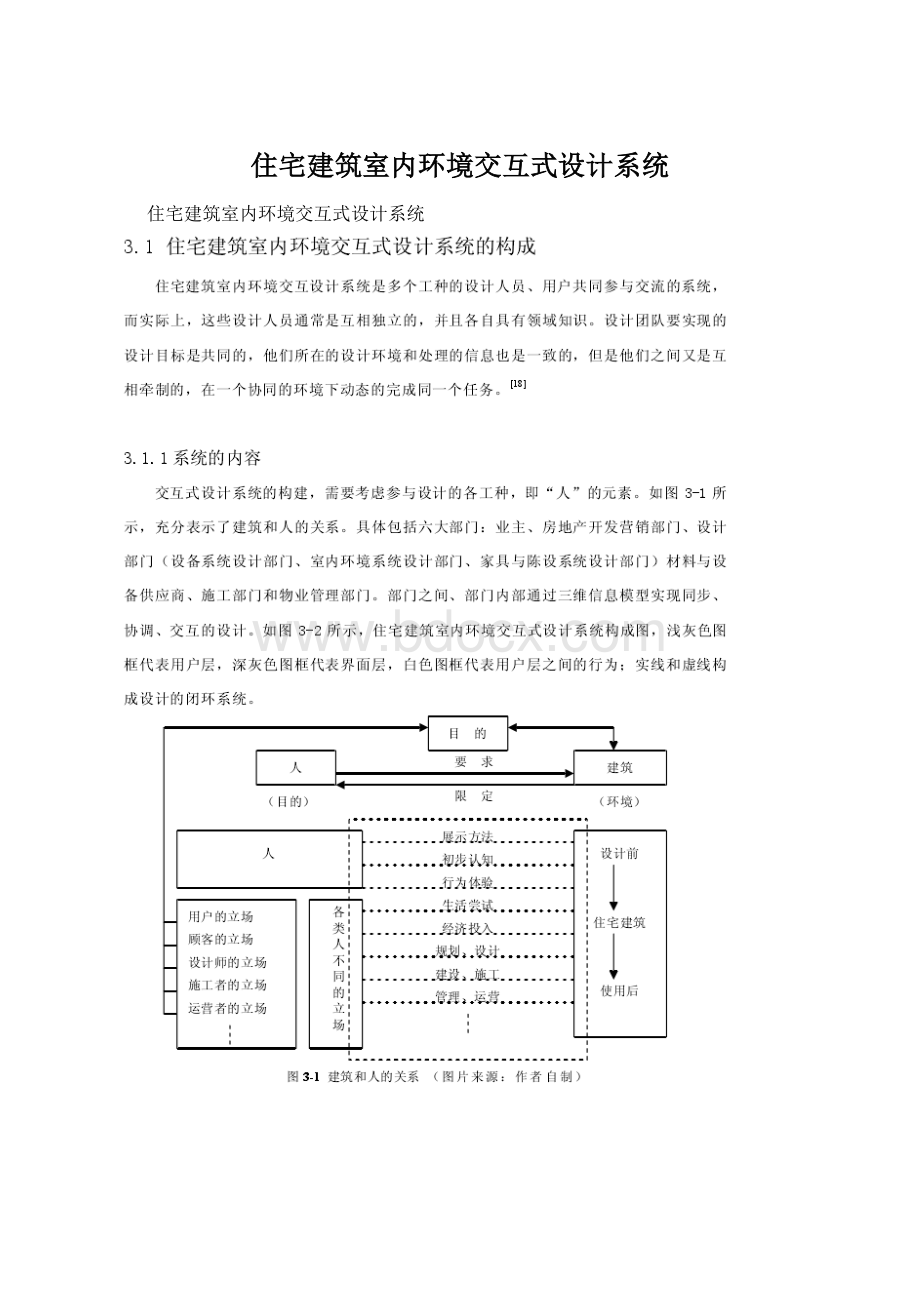 住宅建筑室内环境交互式设计系统Word下载.docx