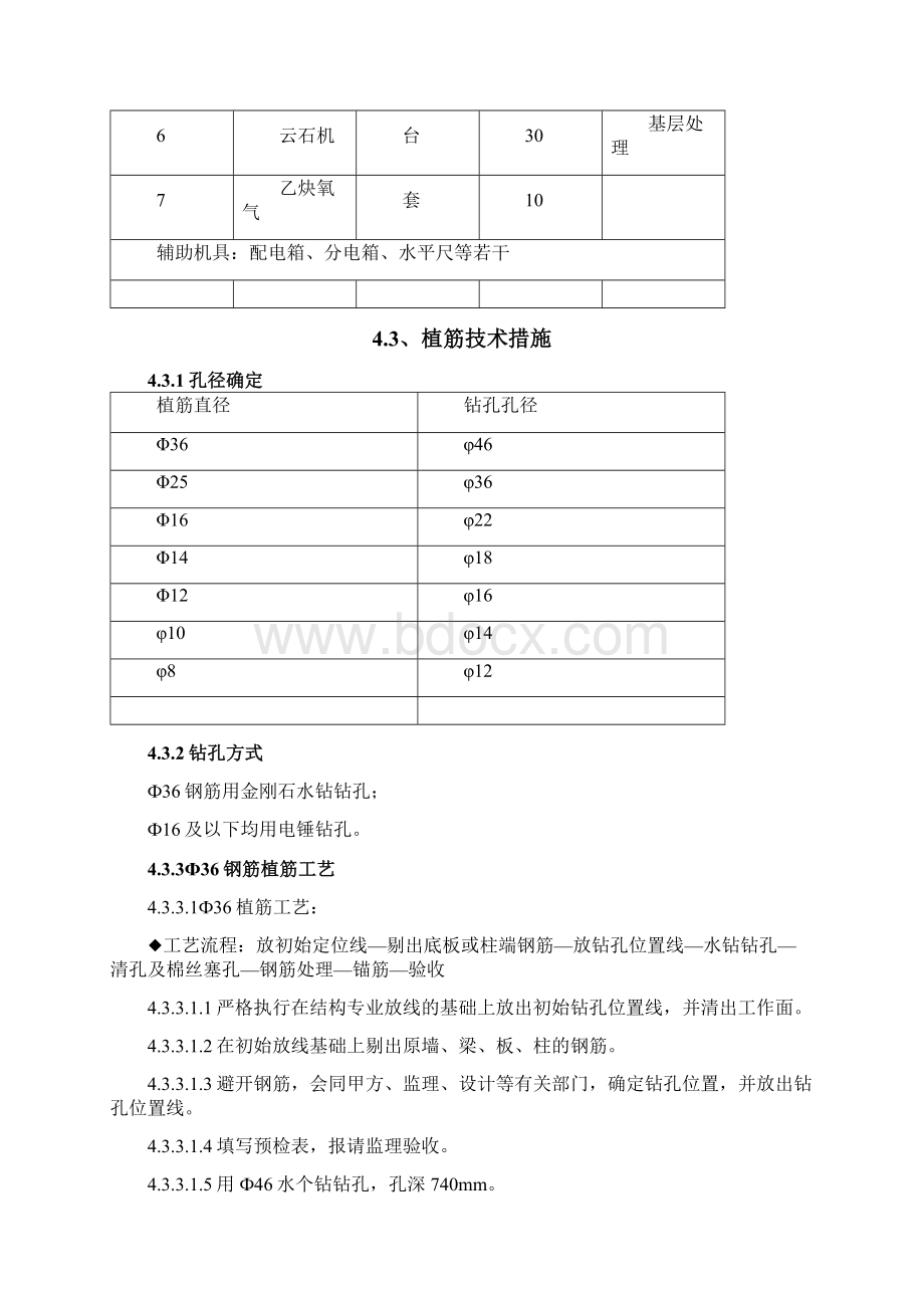 扩建工程植筋粘钢施工方案.docx_第3页