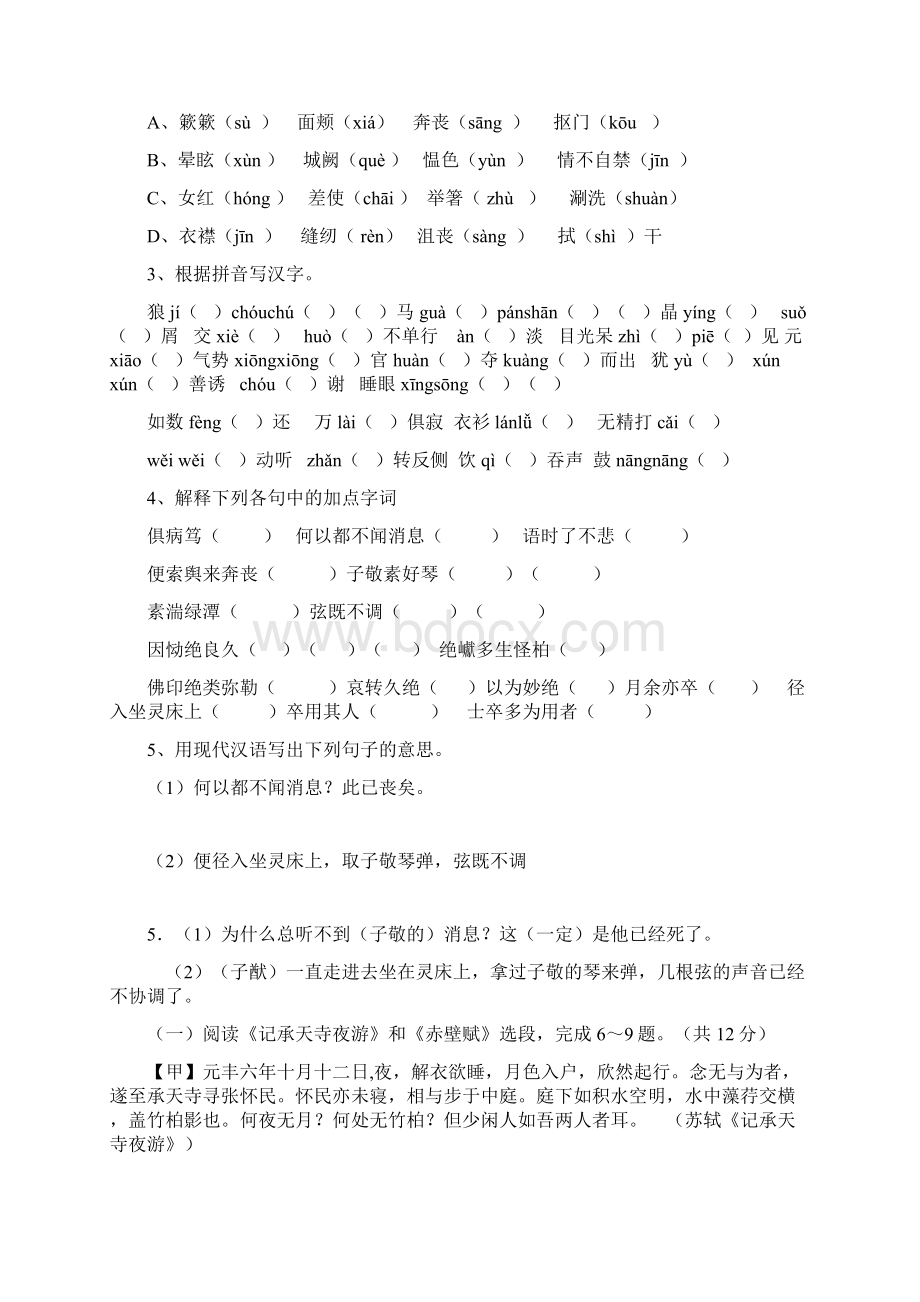 九年级语文复习教学案.docx_第3页