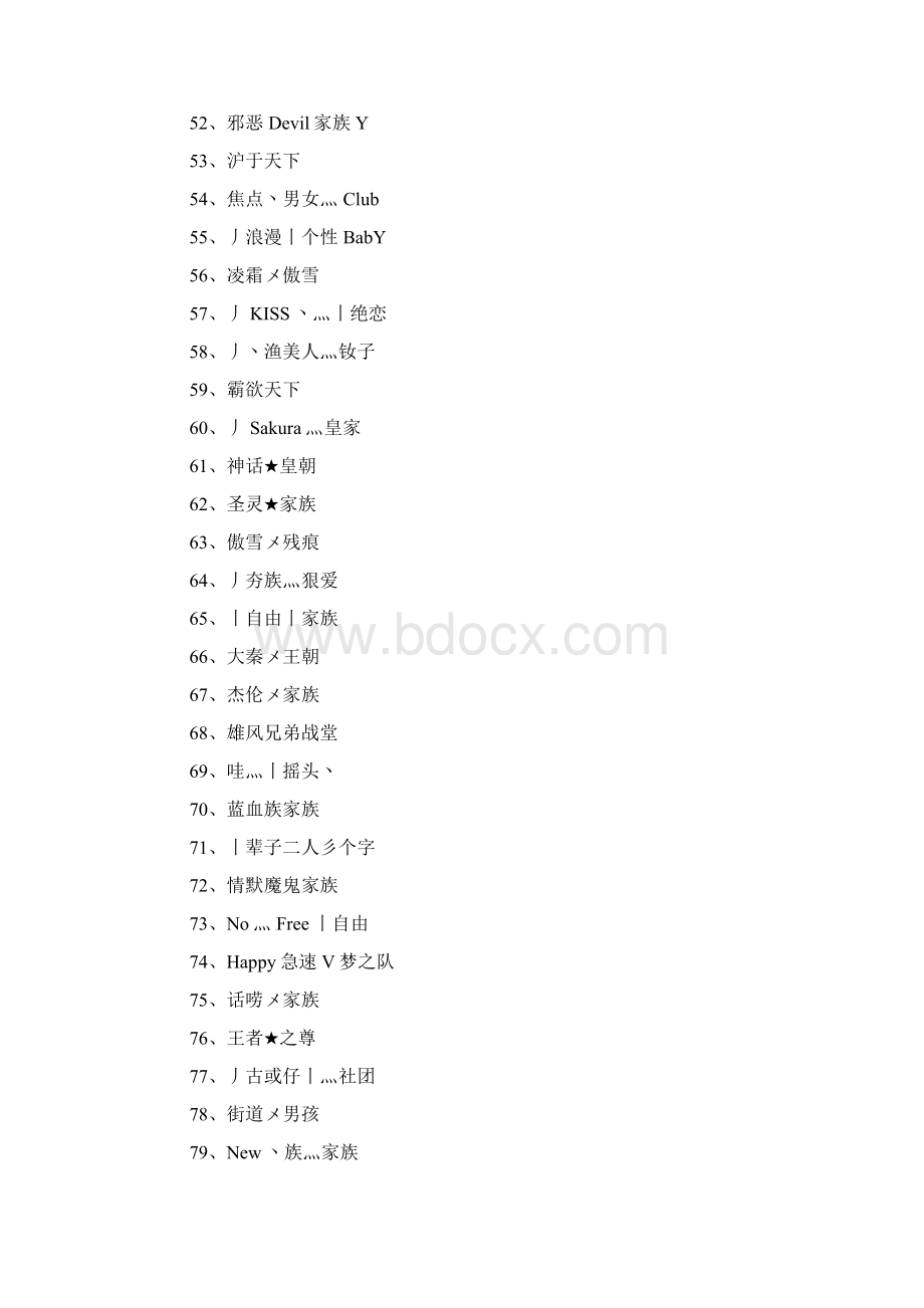 好听的家族名字300个Word格式文档下载.docx_第3页