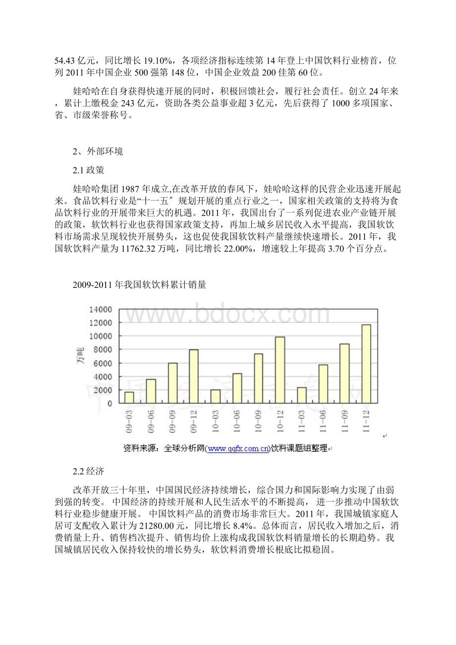 娃哈哈营销项目策划书Word文件下载.docx_第3页