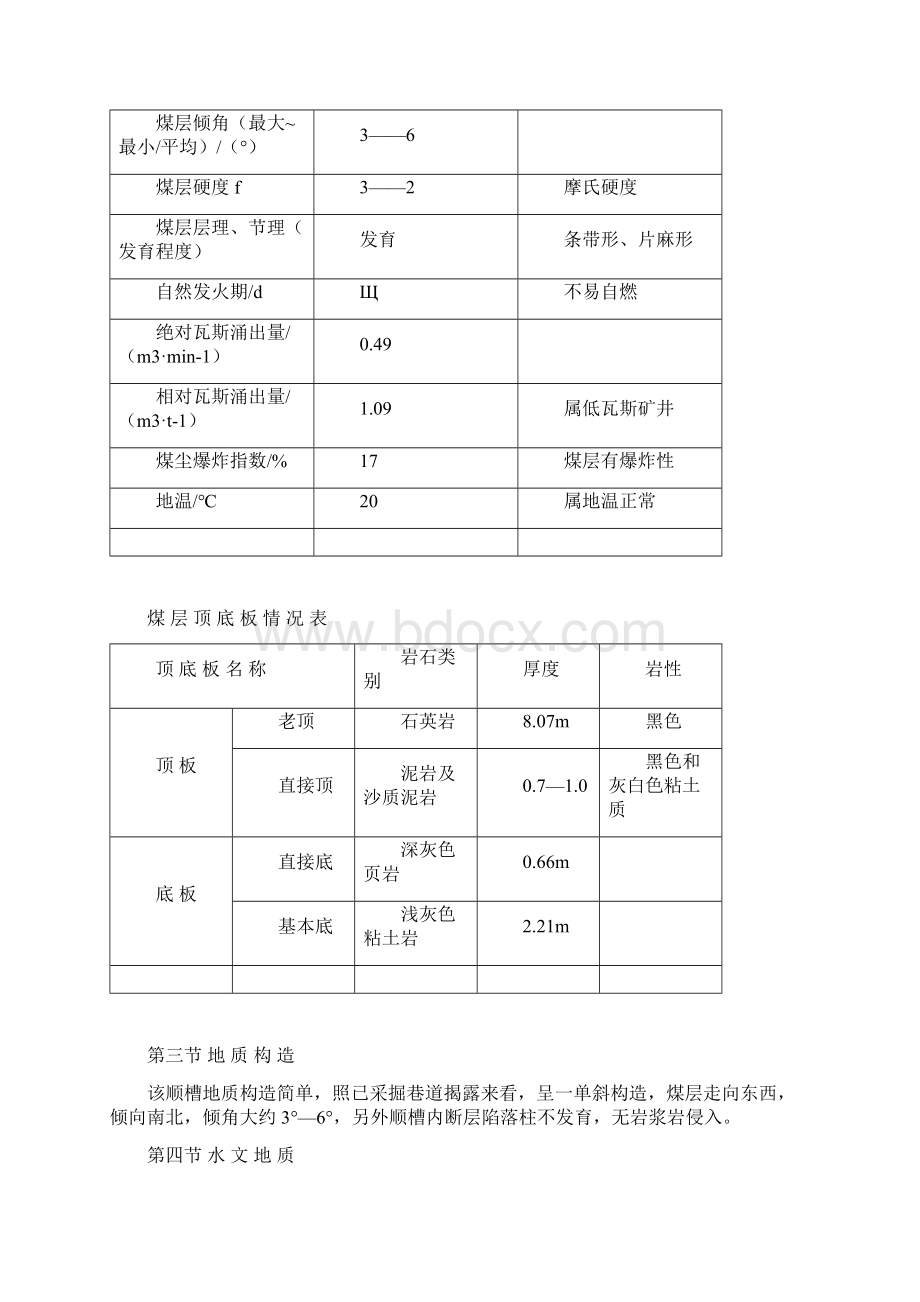 东二东三顺槽掘进工作面作业规程文档格式.docx_第2页