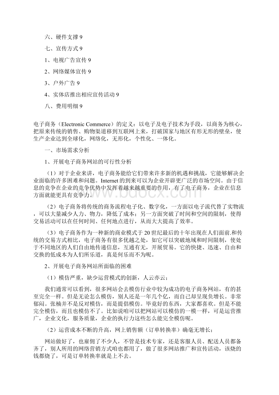 精撰某大型超市电子商务网站建设项目策划方案.docx_第2页