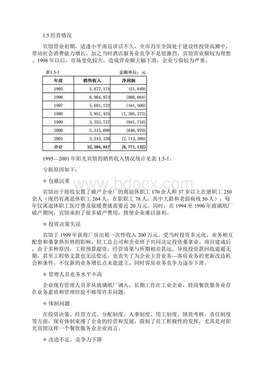 住宿宾馆改制方案草案.docx_第3页