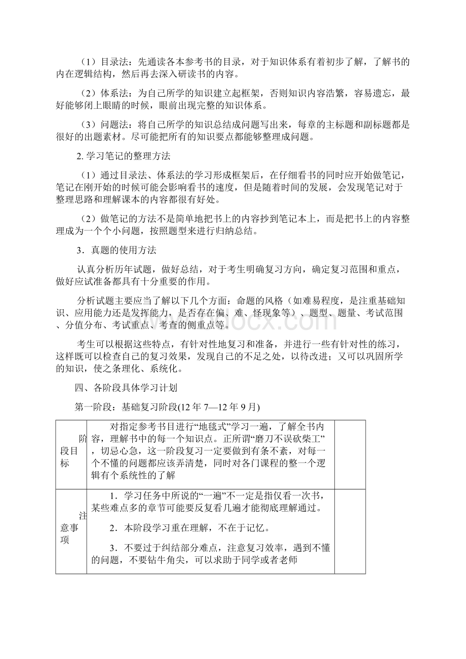 专业课精细学习计划.docx_第2页