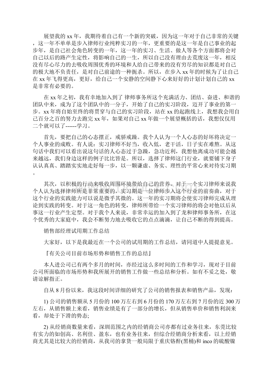 经理试用期工作总结3篇Word格式文档下载.docx_第2页