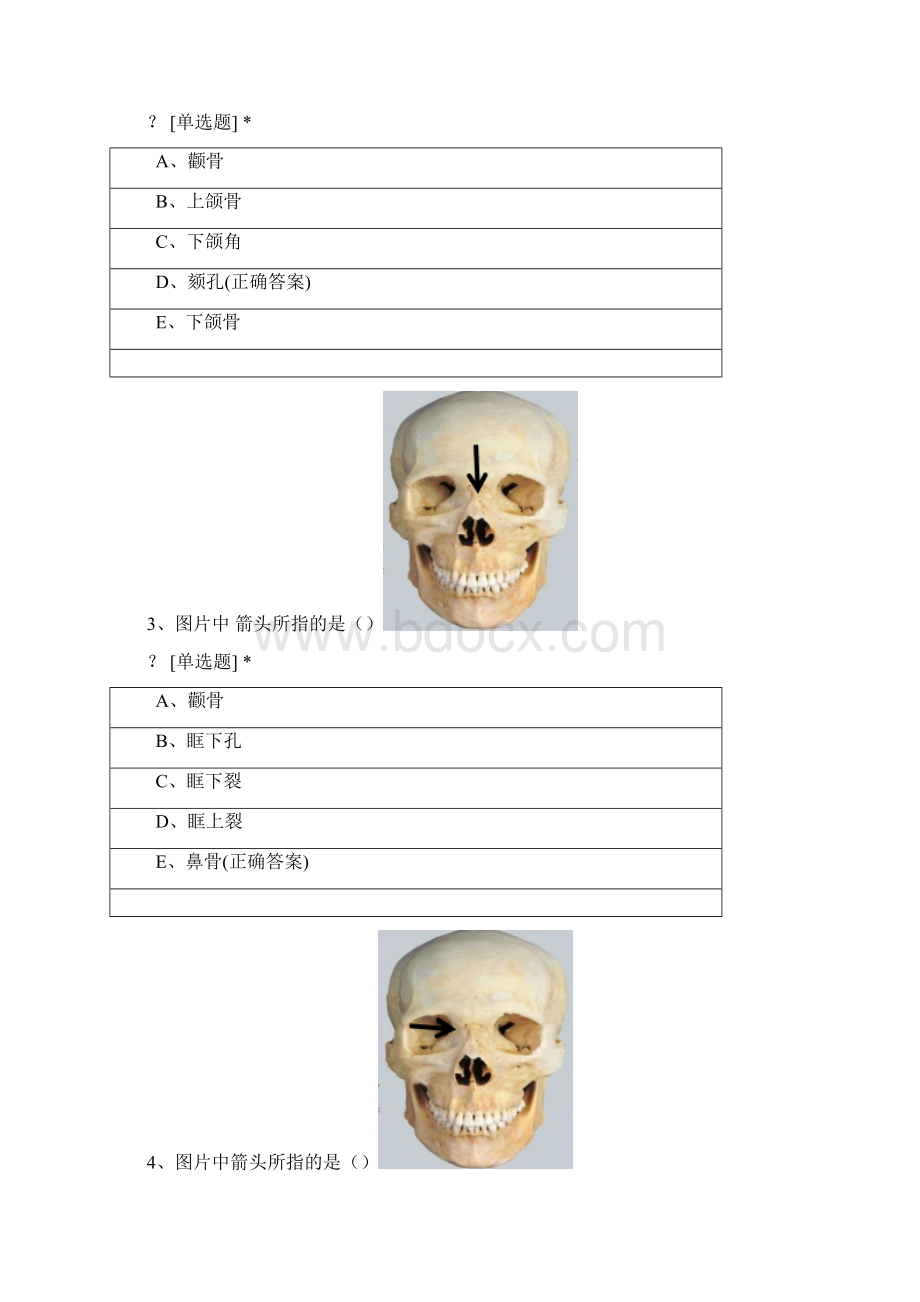 解剖随堂测验颅骨昭通.docx_第2页