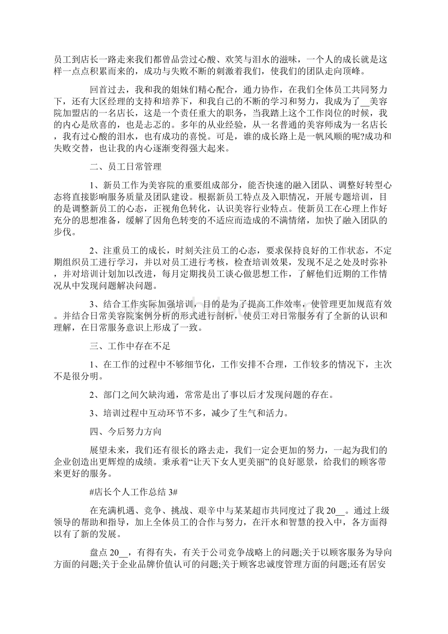 门店店长个人工作总结5篇.docx_第2页