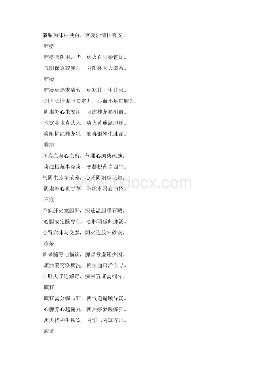 中医内科辨证歌诀Word格式文档下载.docx_第2页