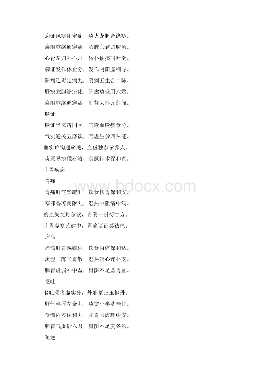 中医内科辨证歌诀Word格式文档下载.docx_第3页