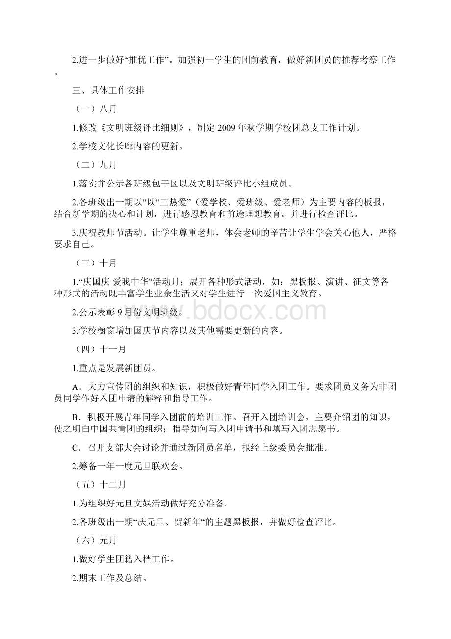 下 团工作计划Word文档格式.docx_第2页