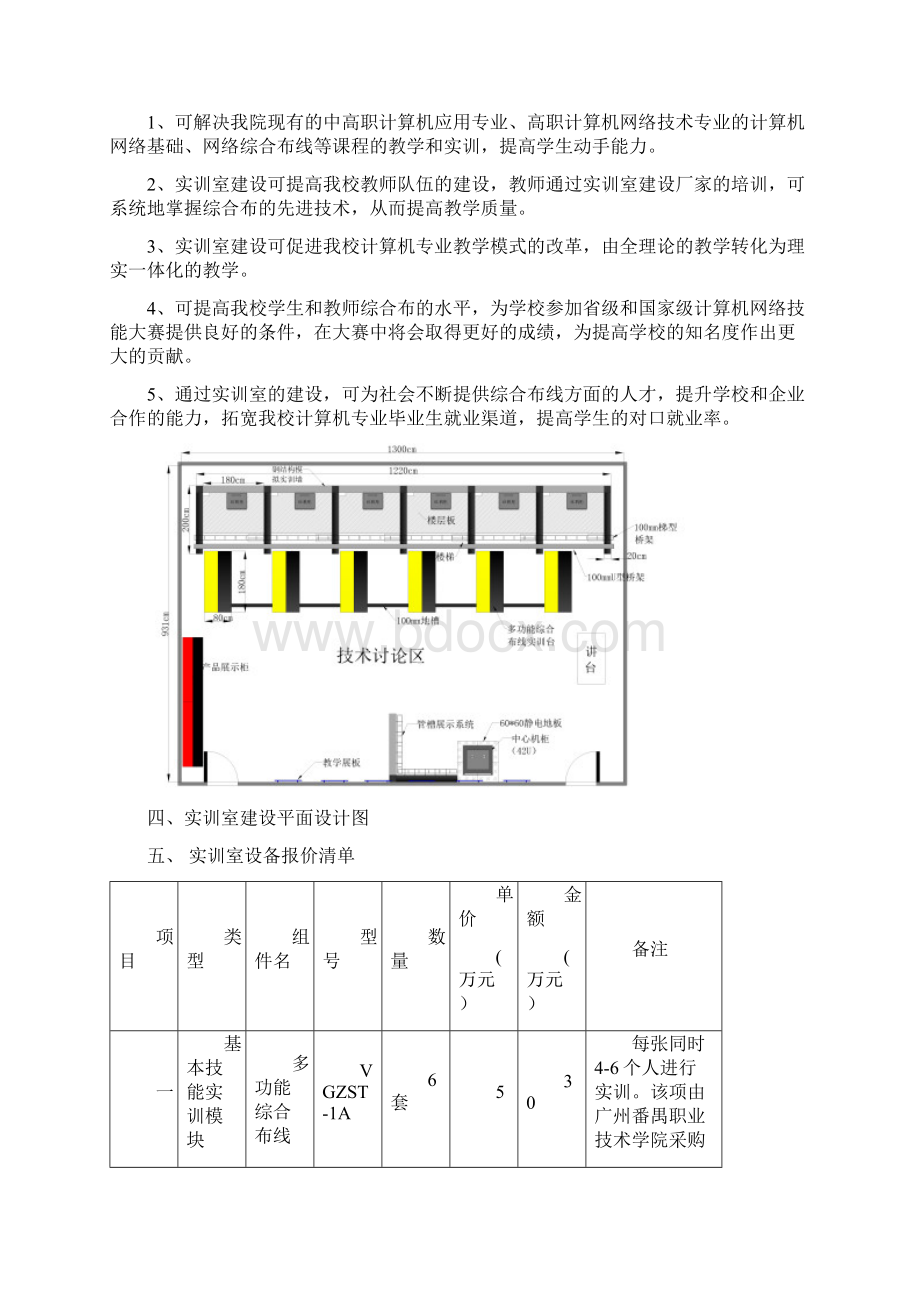 毕节职院网综合布线实训室建设方案.docx_第2页