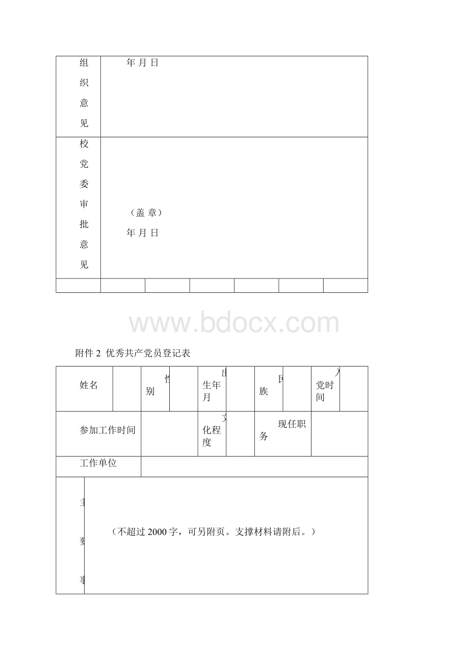 先进基层党组织登记表模板.docx_第2页