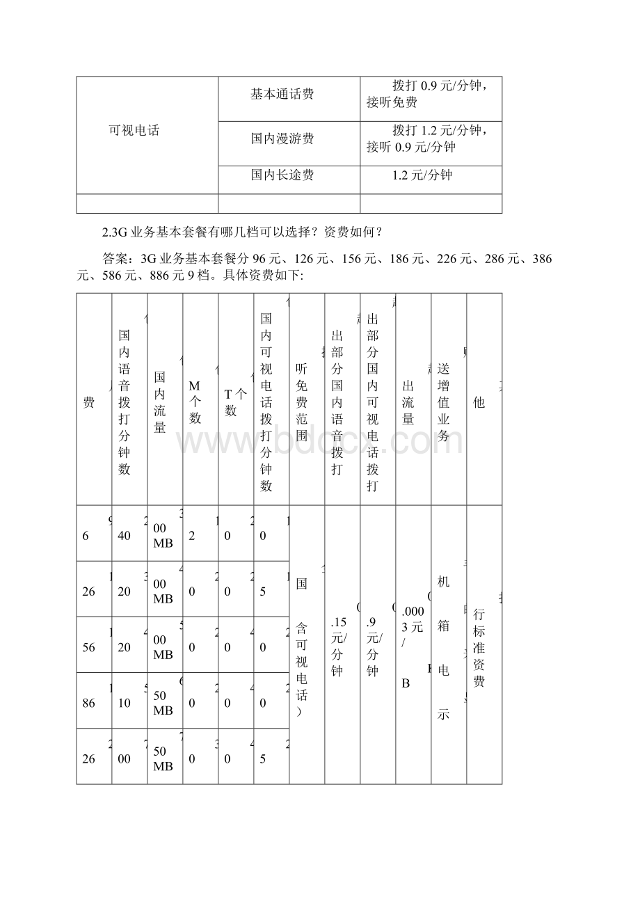 电子 3G知识问答手册.docx_第2页