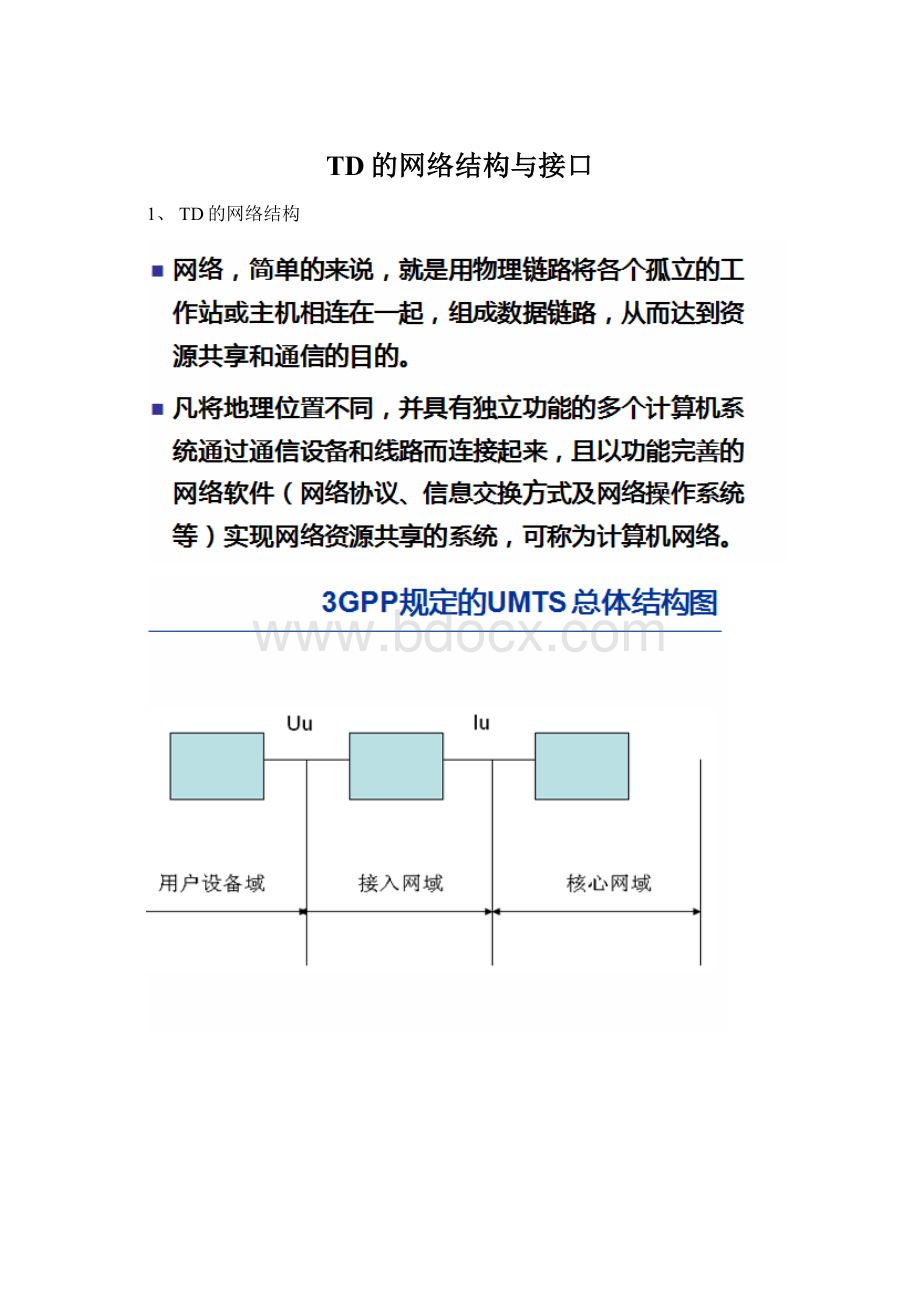 TD的网络结构与接口Word下载.docx_第1页