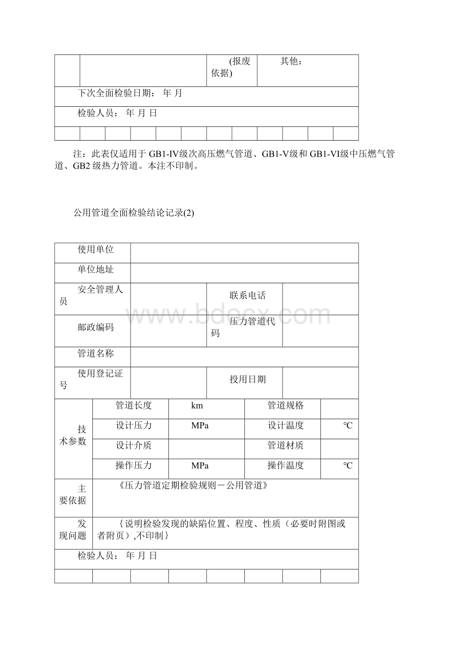 公用管道定期检验记录Word下载.docx_第3页