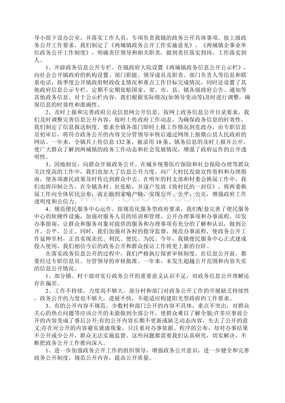 党务政务公开工作总结3篇Word格式文档下载.docx_第3页