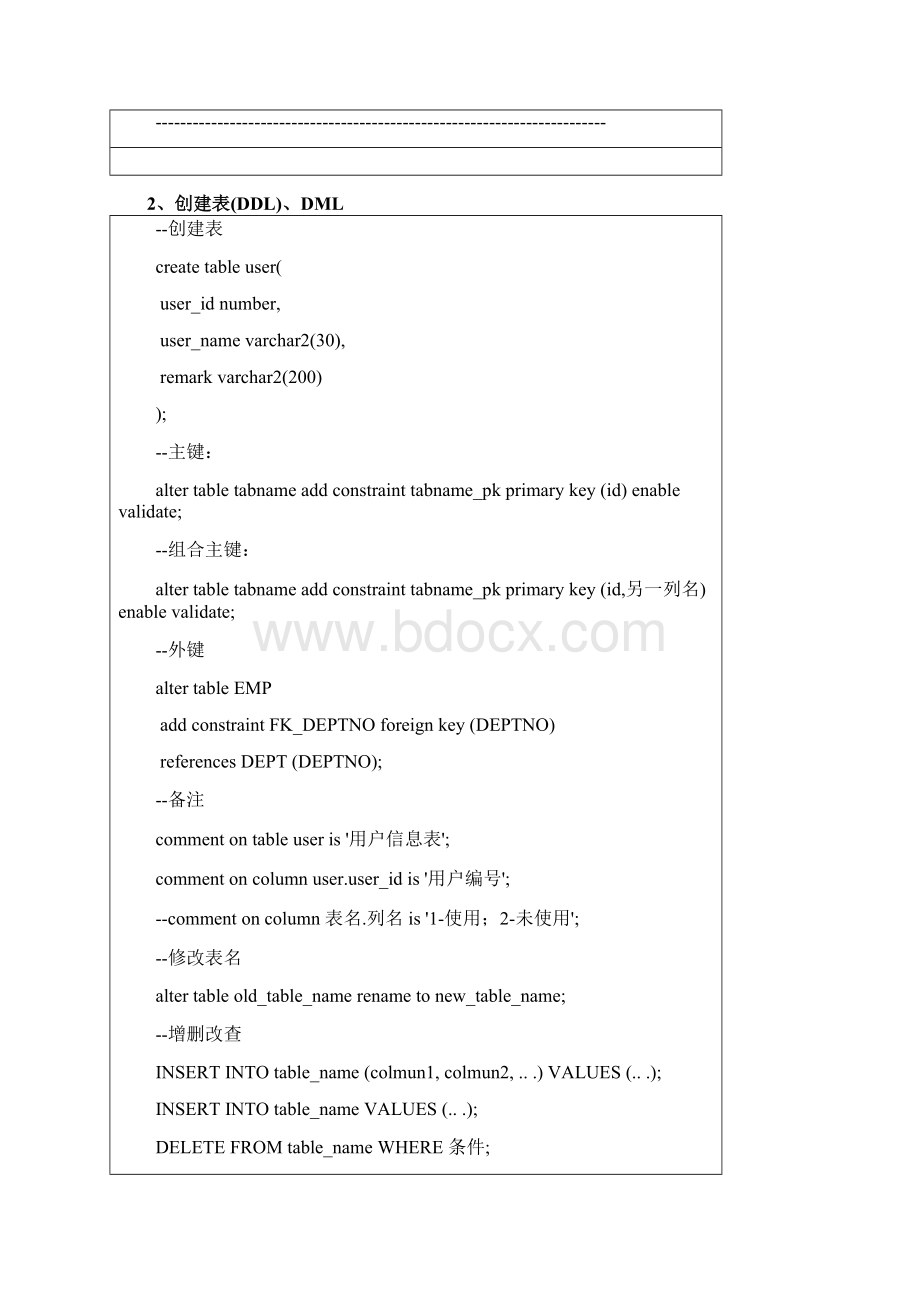 ORACLE笔记语法+例子.docx_第3页