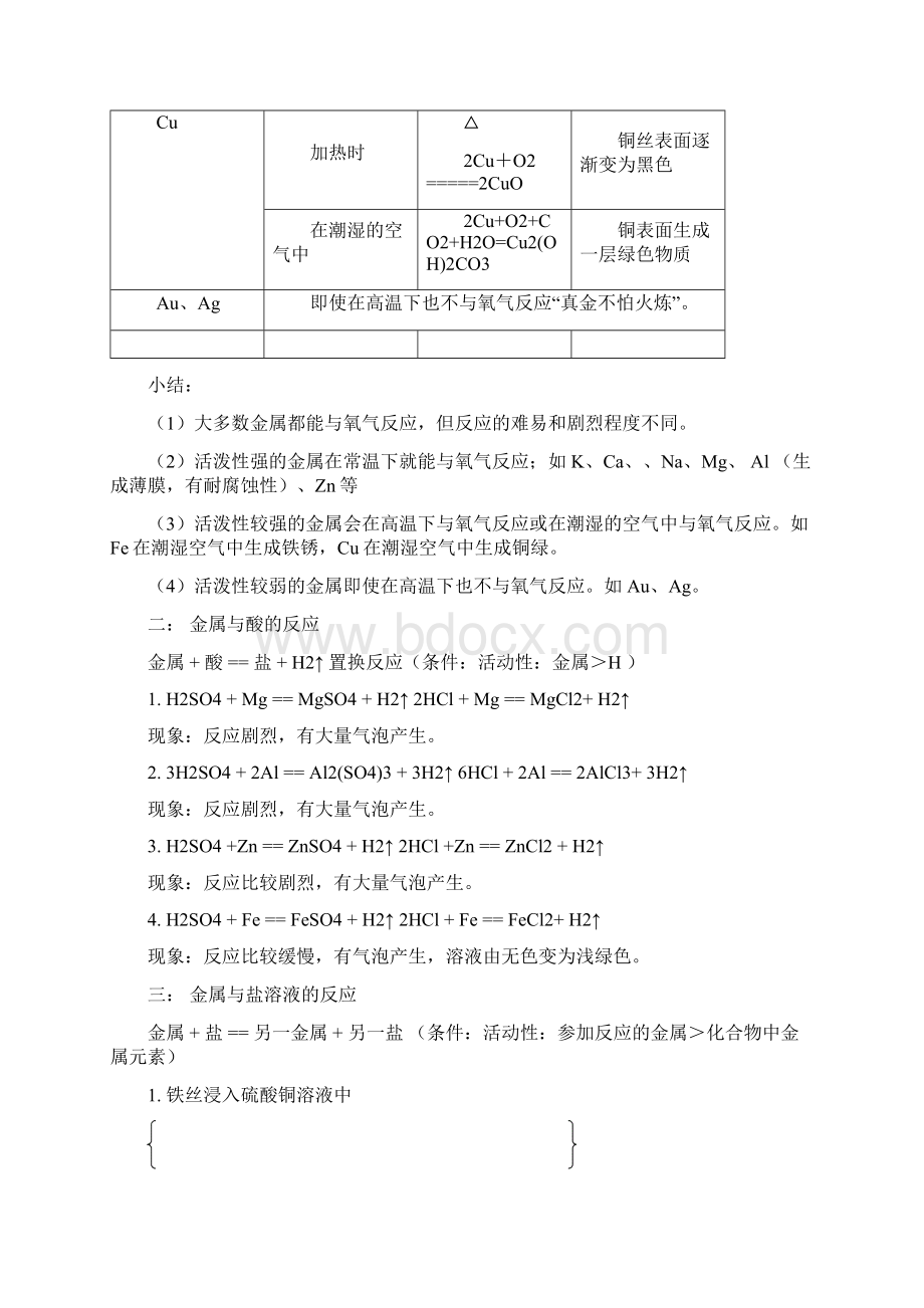 专题06 金属的化学性质中考化学考点总动员系列解析版Word文档格式.docx_第2页