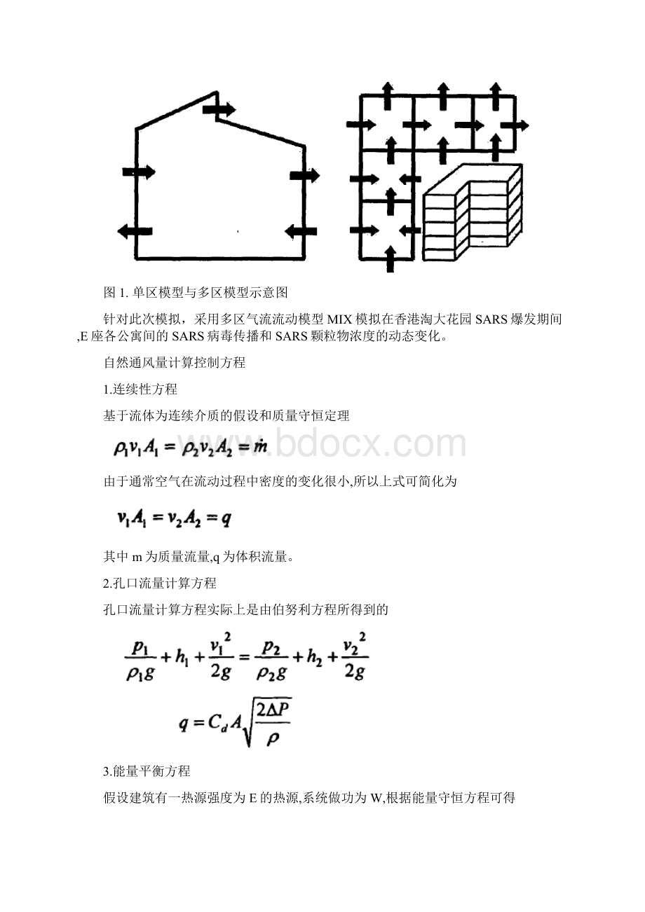 基于某自然通风的SARS传播途径的案例研究Word文档格式.docx_第2页