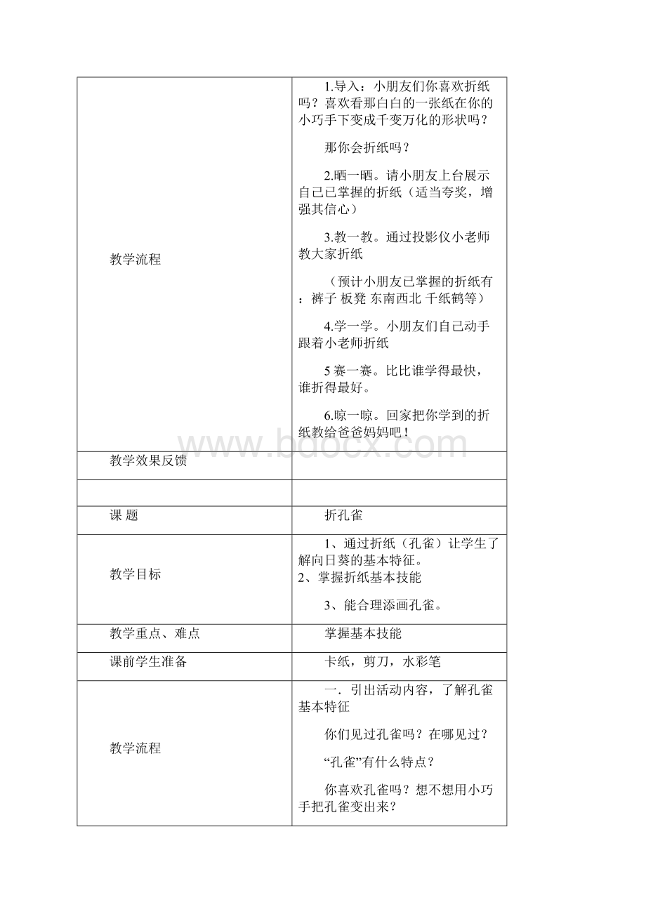 小学巧巧手社团计划及教案.docx_第2页