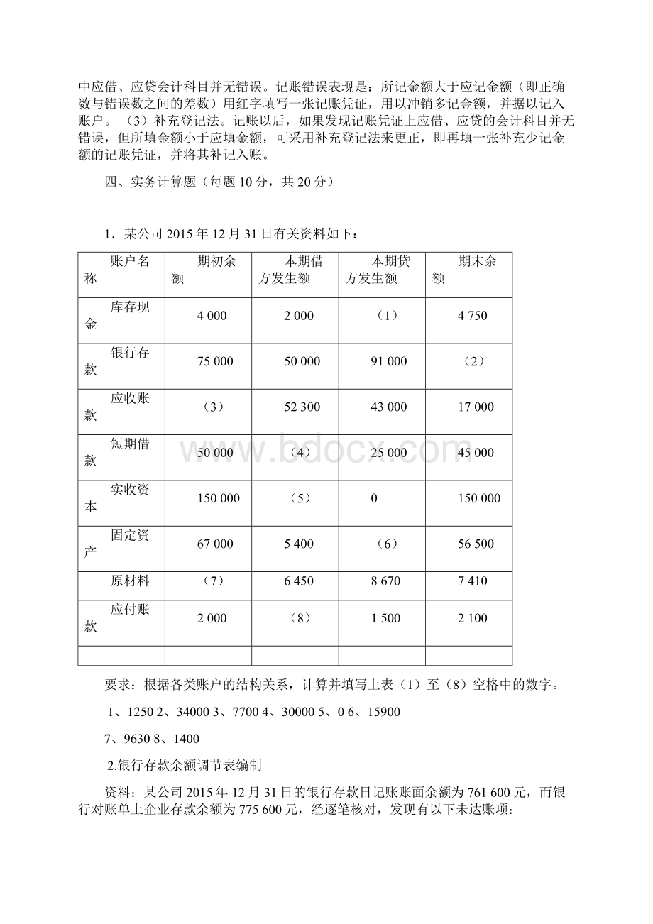 会计学基础网上测试题主观题部分05更新版.docx_第3页