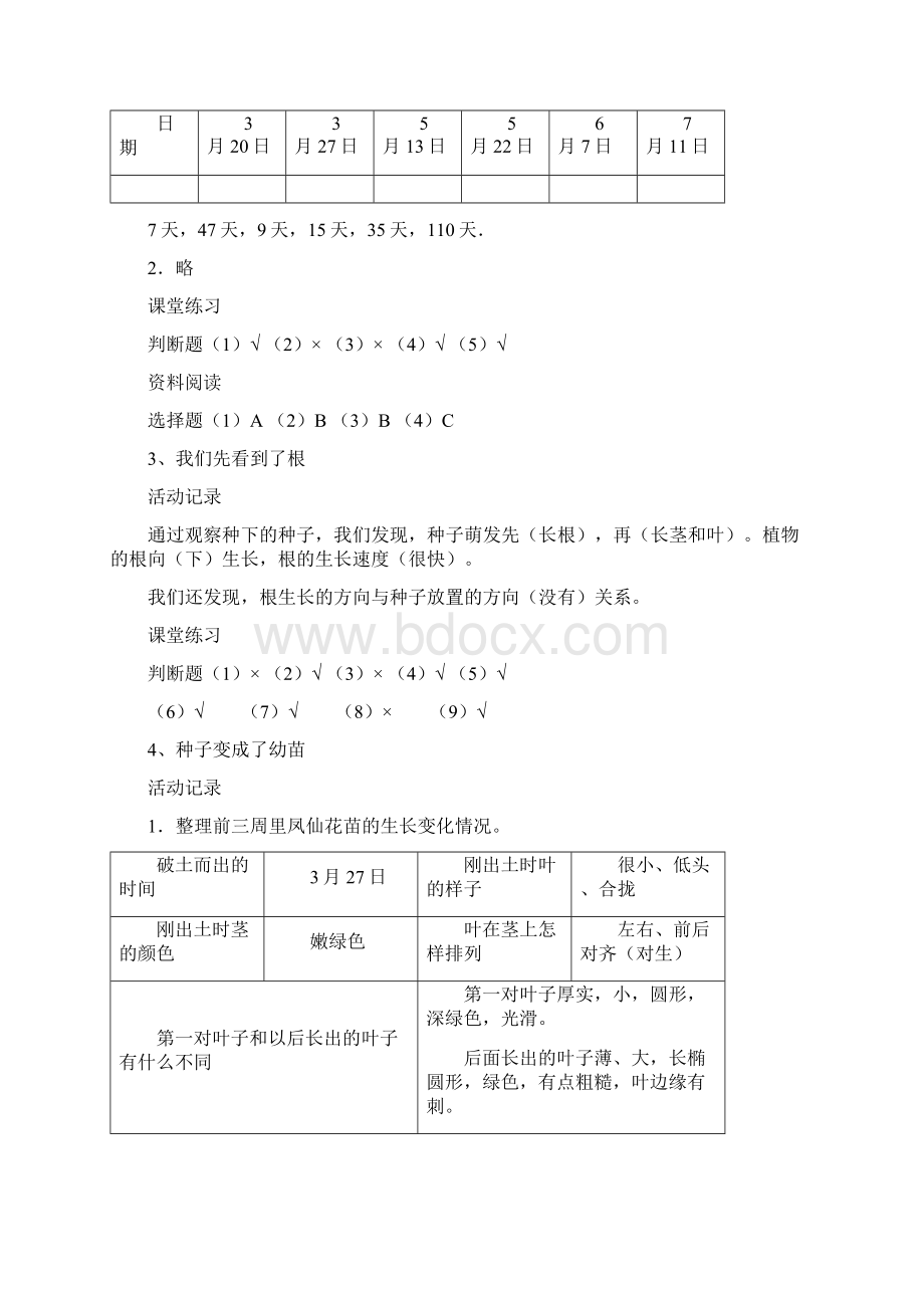 教科版三年级下册科学课堂作业本答案.docx_第2页