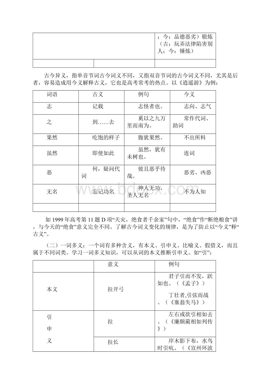 高考语文核按钮专题12理解常见文言实词在文中的含义Word格式.docx_第3页