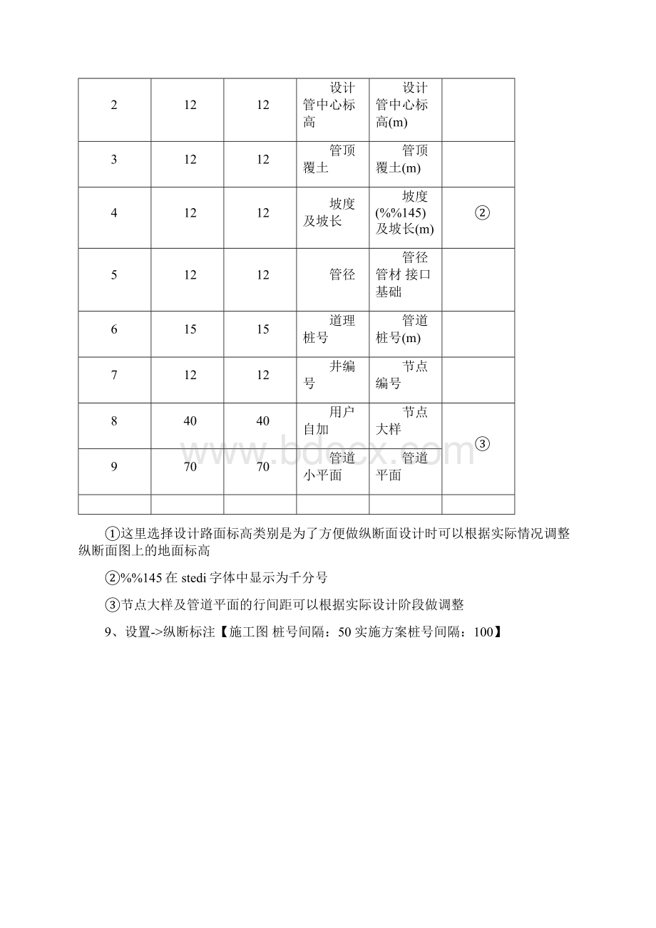 给水管道平面及纵断面图设计步骤修订稿.docx_第3页