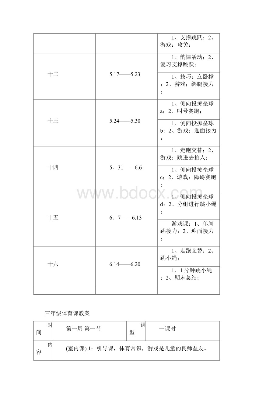 三年级体育教学目的和目标.docx_第3页