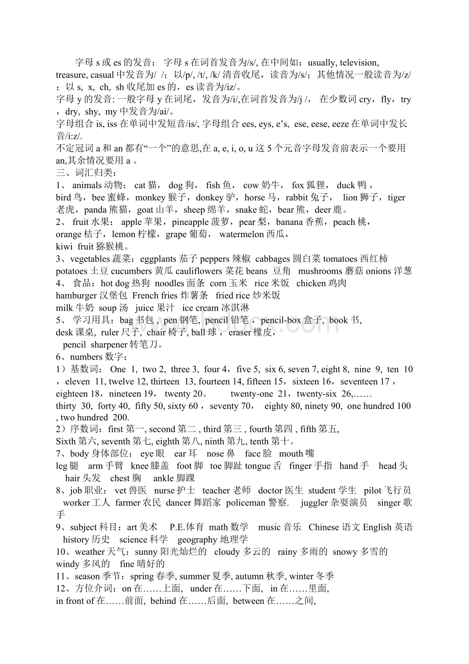 小学英语毕业考试总复习资料小学六年级英语总复习.docx_第2页