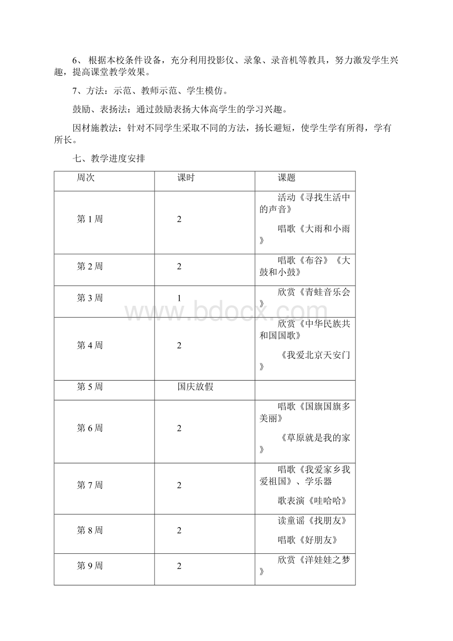 人教版小学一年级音乐上册教案全册.docx_第3页