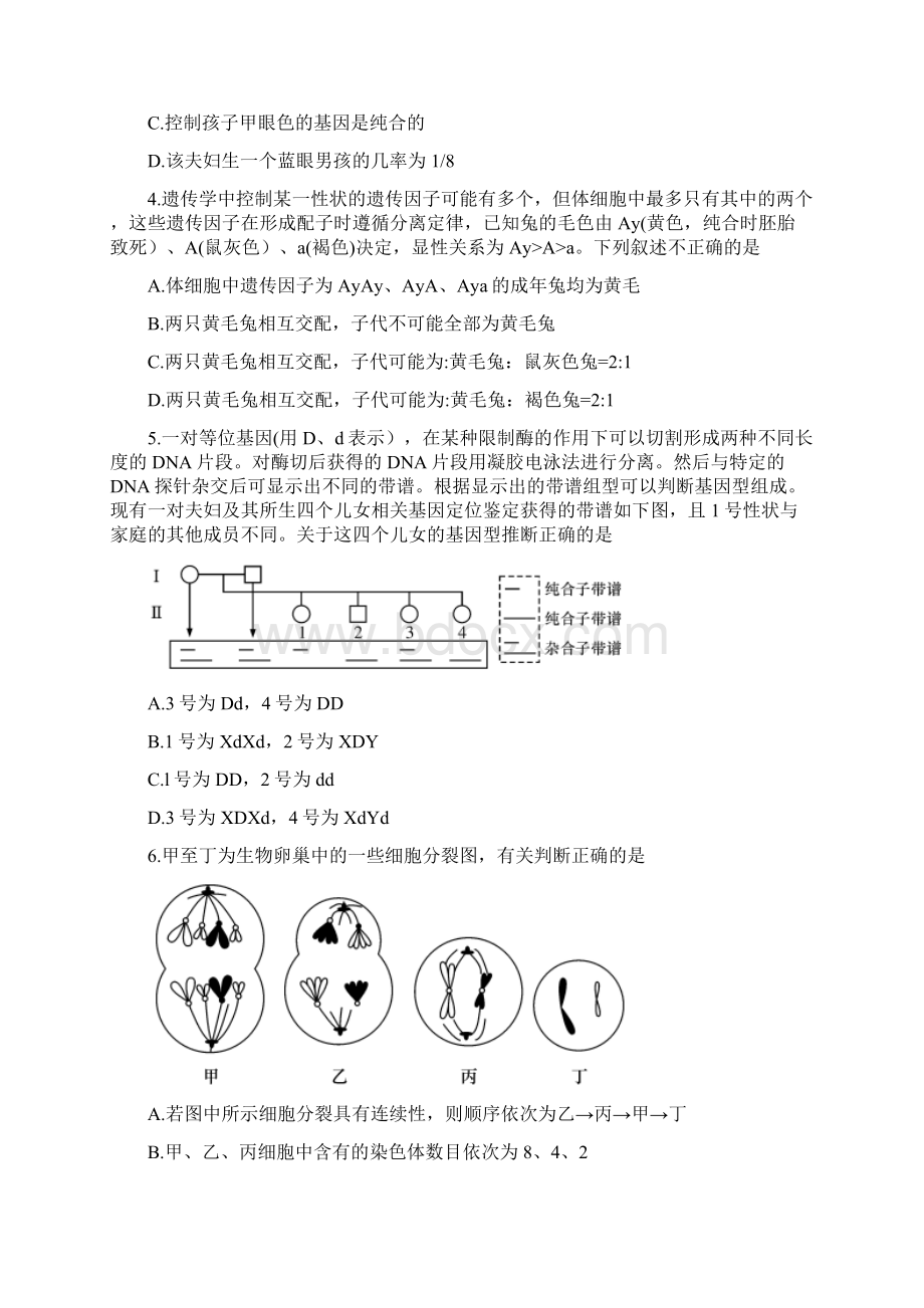 学年湖南省长郡中学高二下学期开学考试生物试题.docx_第2页