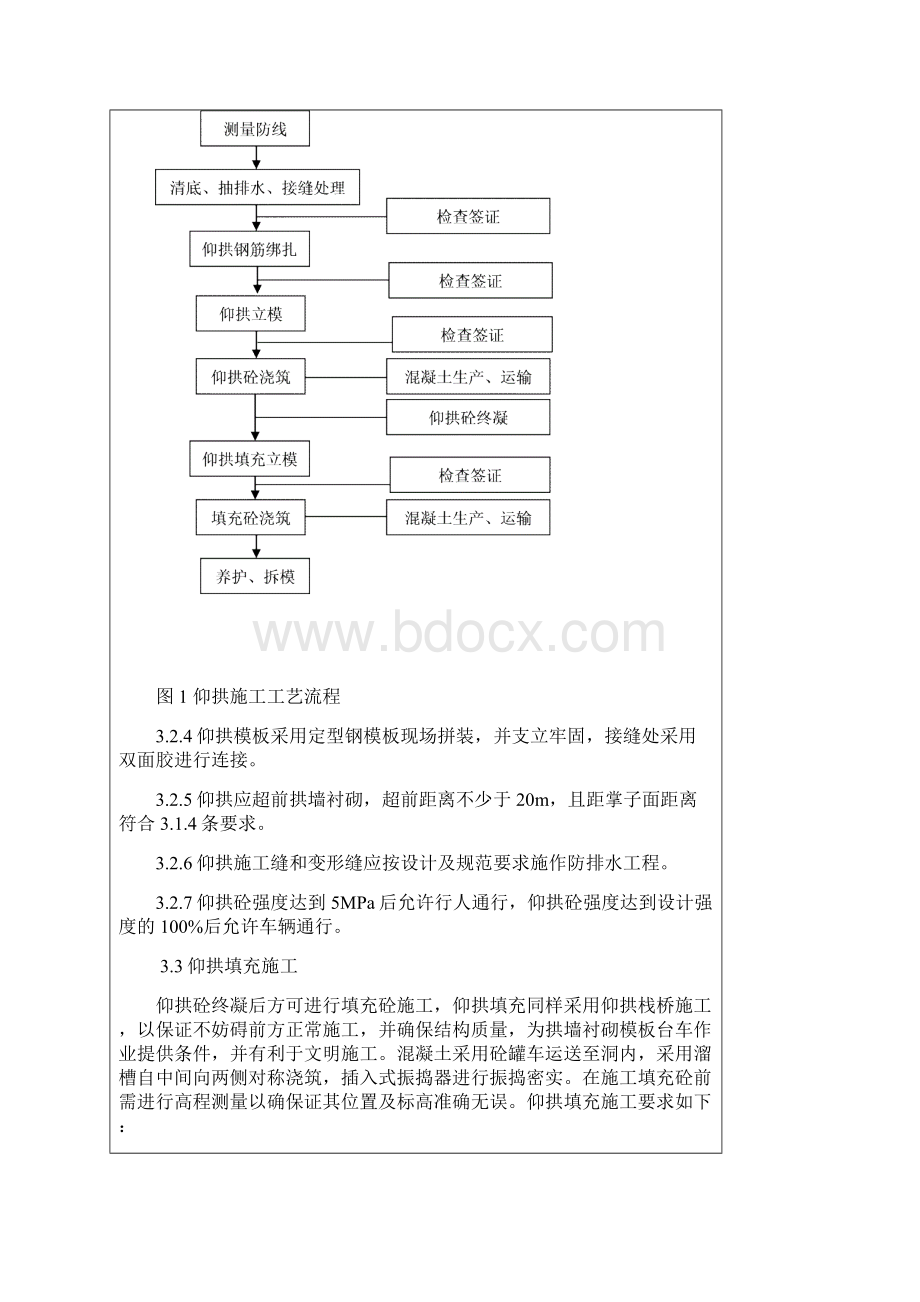 隧道工程仰拱施工技术交底.docx_第3页