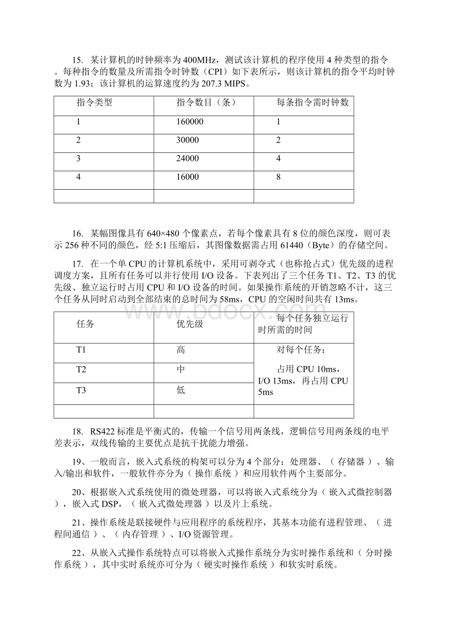 大学课程嵌入式系统习题集.docx_第2页