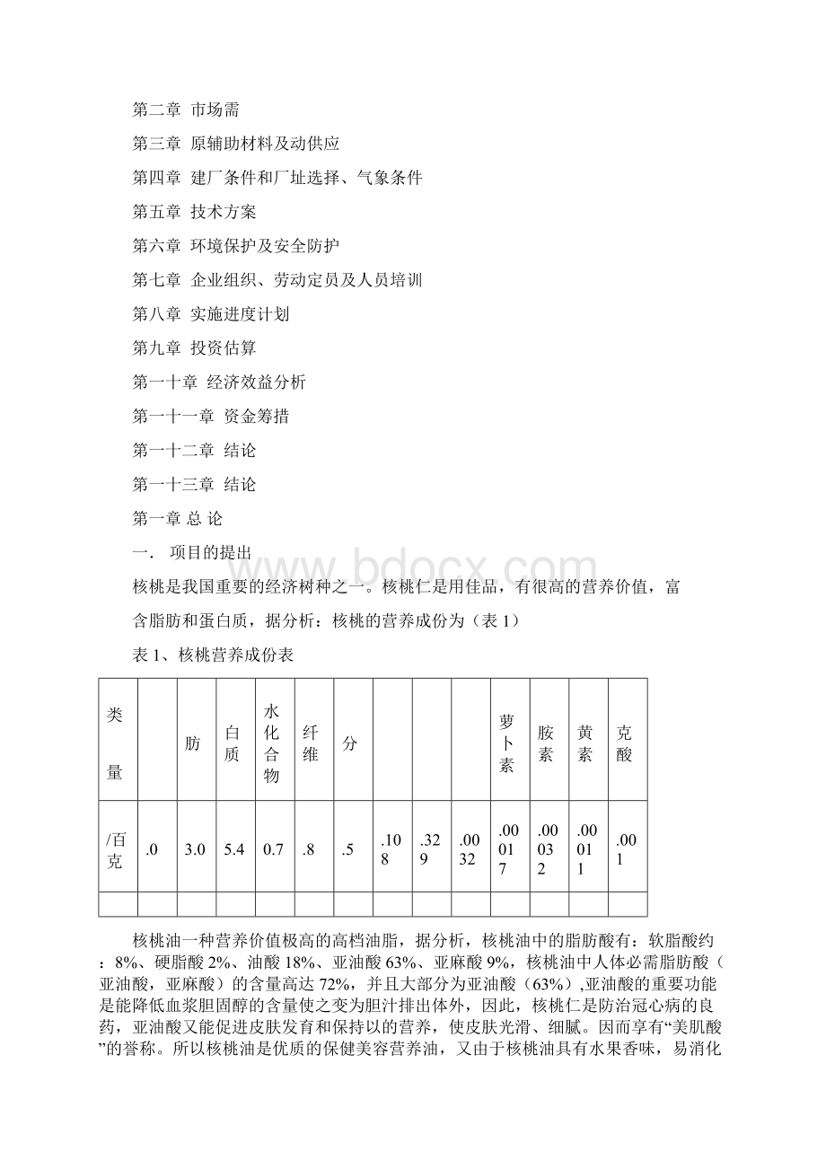 6号溶剂浸出车间技改暨核仁深加工项目可行性研究报告代初步设计.docx_第3页